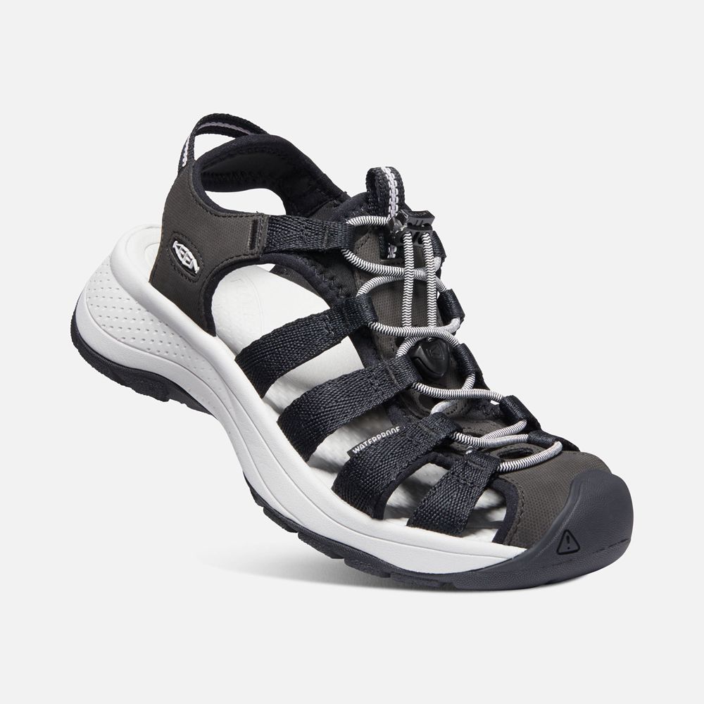 Sandalias Keen Mexico Negros/Blancos - Mujer Astoria West - VT1794562